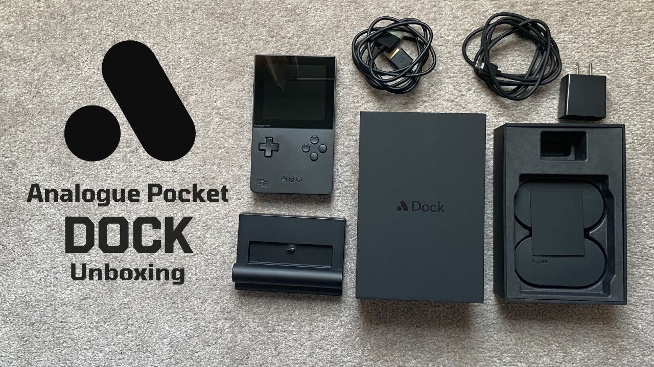 Analogue Pocket DOCK quick unboxing with dock question - will link