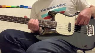 1997 Squier Vista Series Musicmaster Shortscale Bass Black w