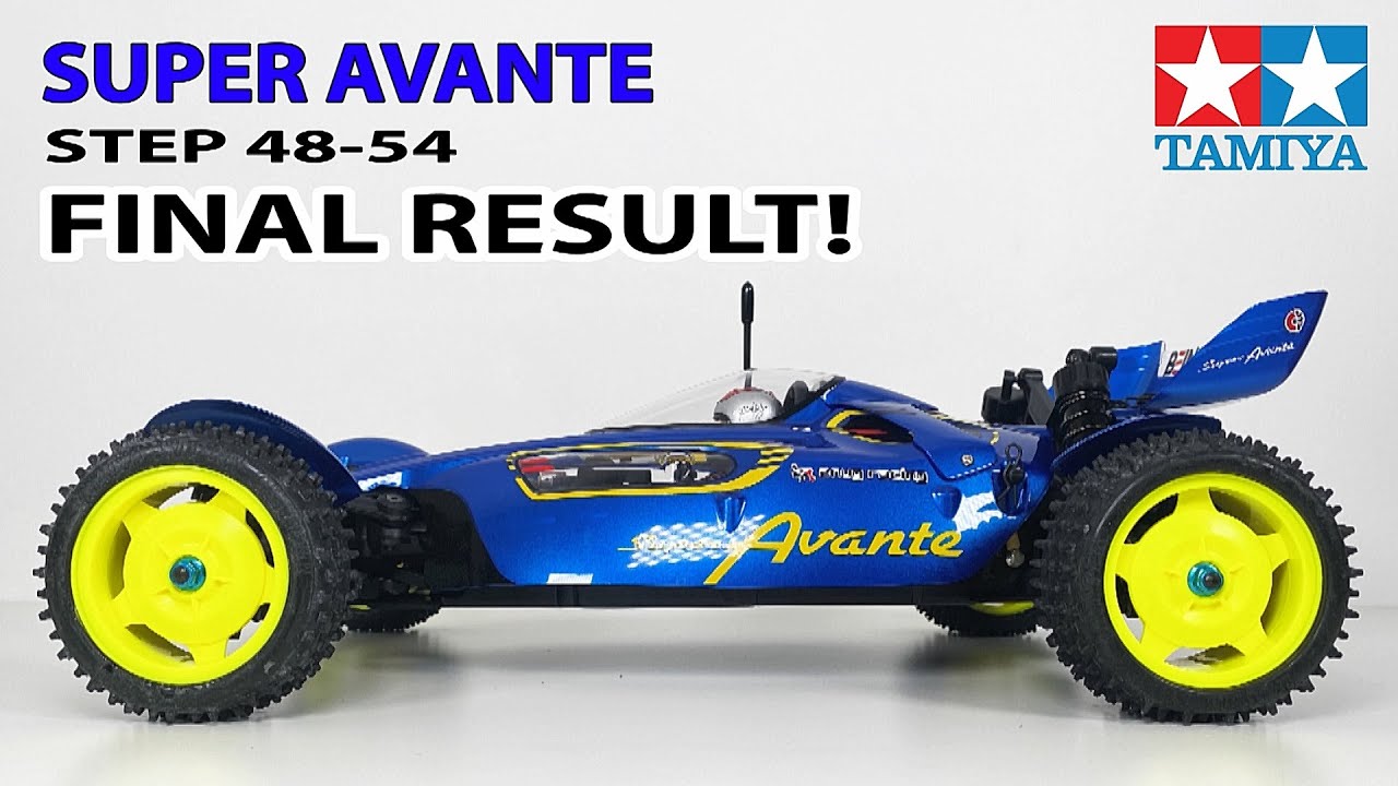 BUiLDiNG the Tamiya Super Avante TD4 - Step by Step 48-54: The
