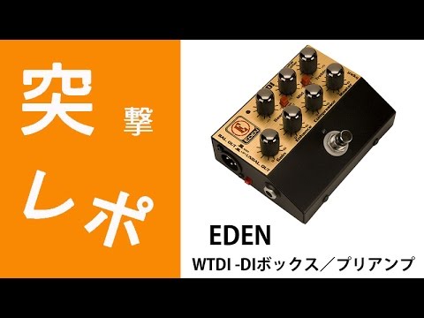 突撃レポ】EDEN WTDI ベースプリアンプを使ってみた - YouTube