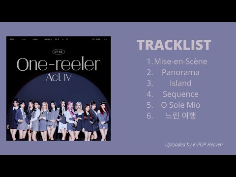 FULL ALBUM] IZ*ONE (아이즈원) - 4th Mini Album: ONE-REELER / ACT