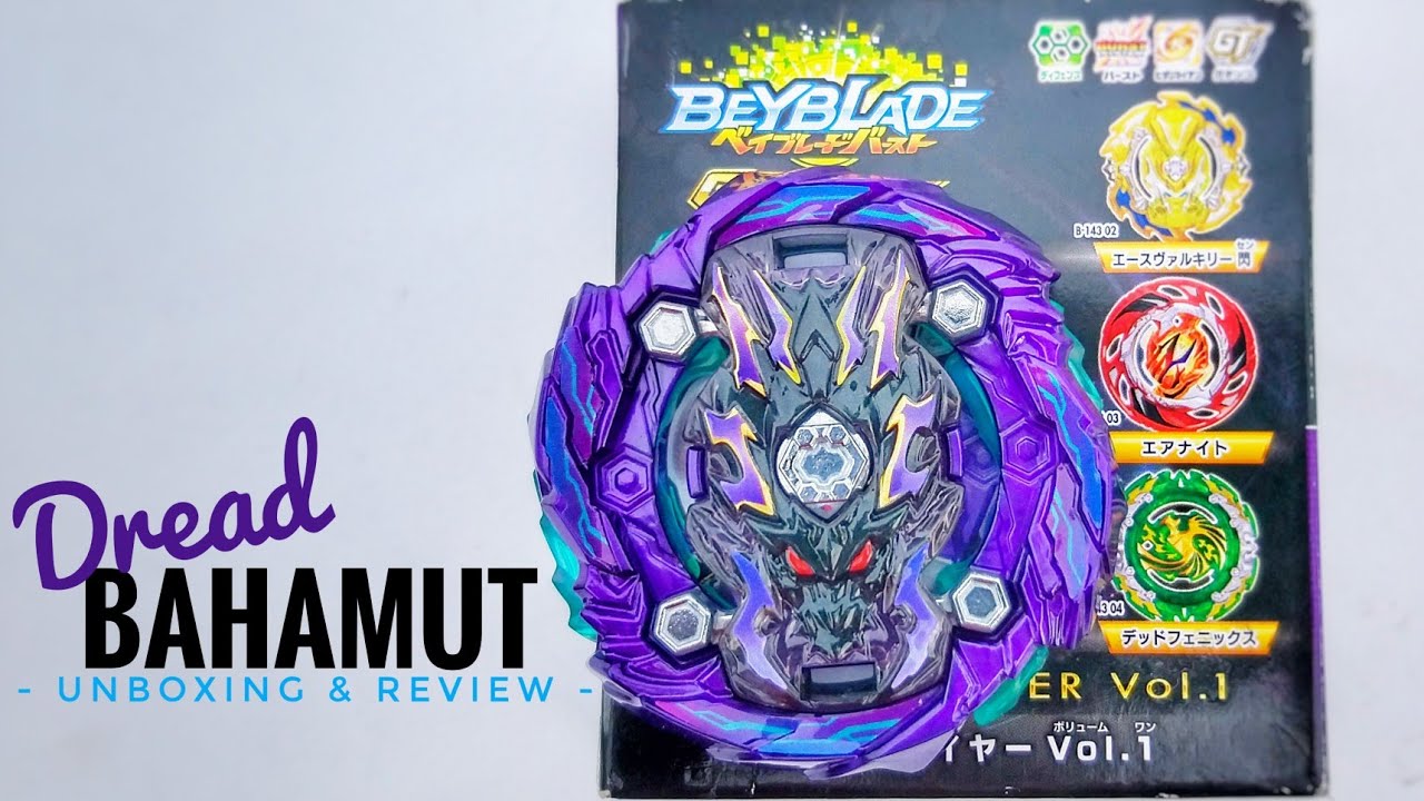 Takara Tomy Dread Bahamut 天 (B-143) Unboxing and Review! BeyBlade
