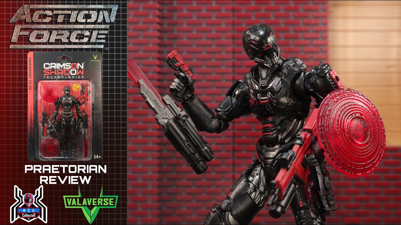 Valaverse Action Force PRAETORIAN Crimson Shadow Technologies