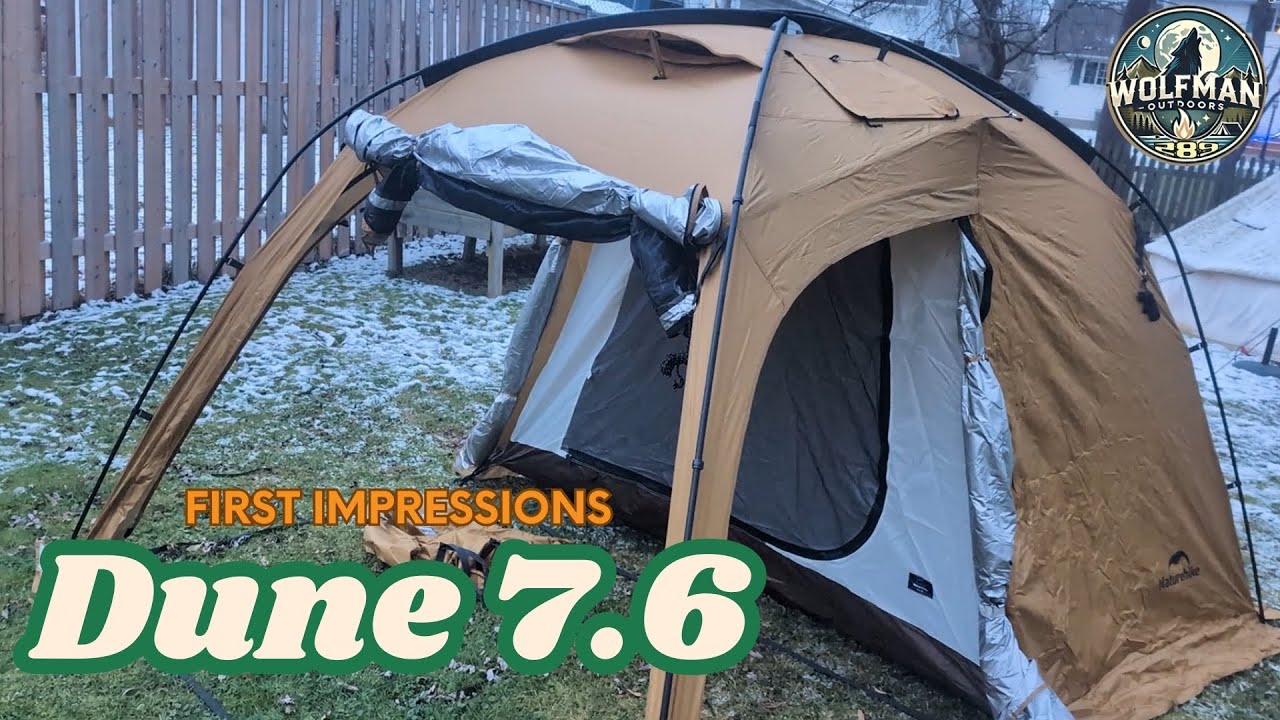 Naturehike Dune 7.6 Hot Tent Review | 4-Season Setup & First