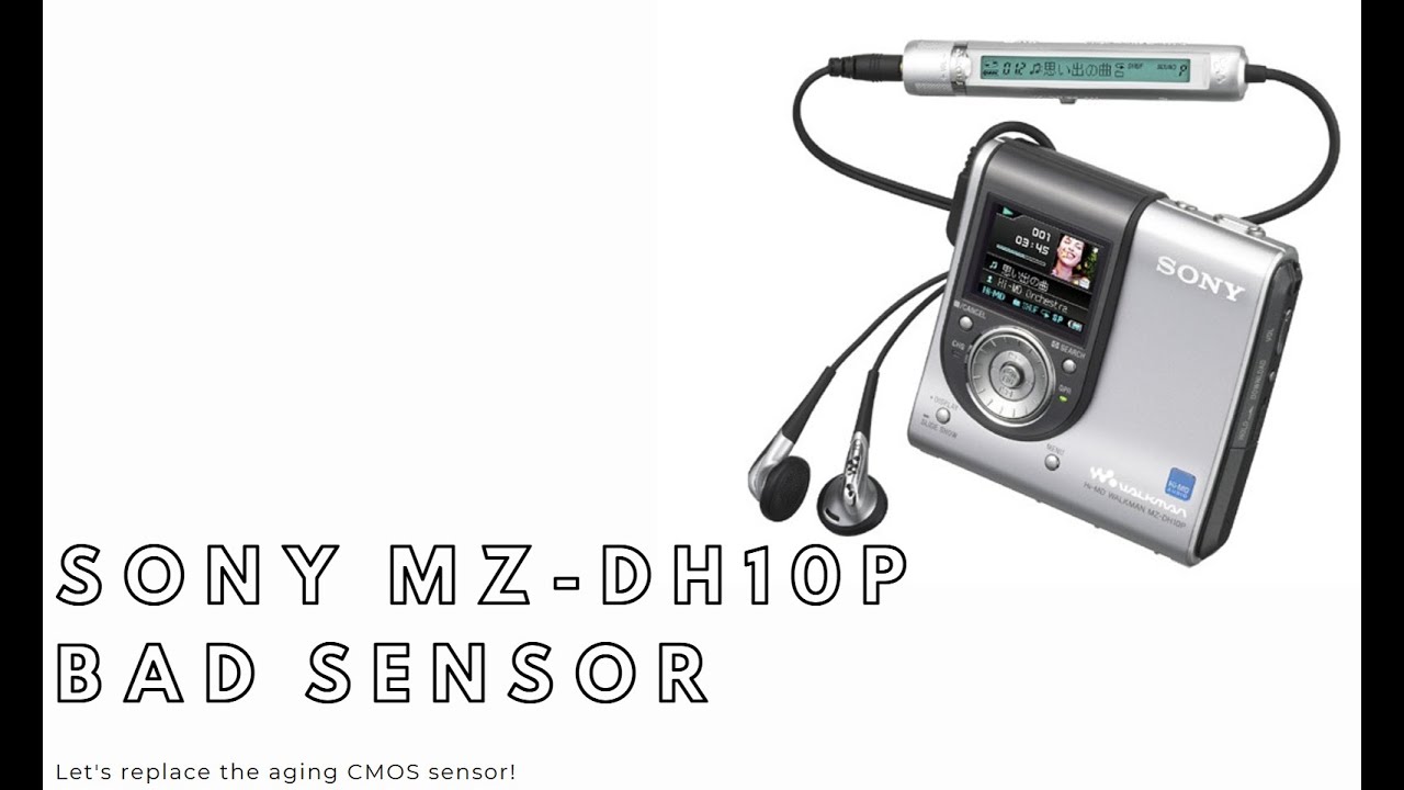 Sony MZ-DH10P Hi-MD MiniDisc Camera and Recorder - Bad CMOS Sensor