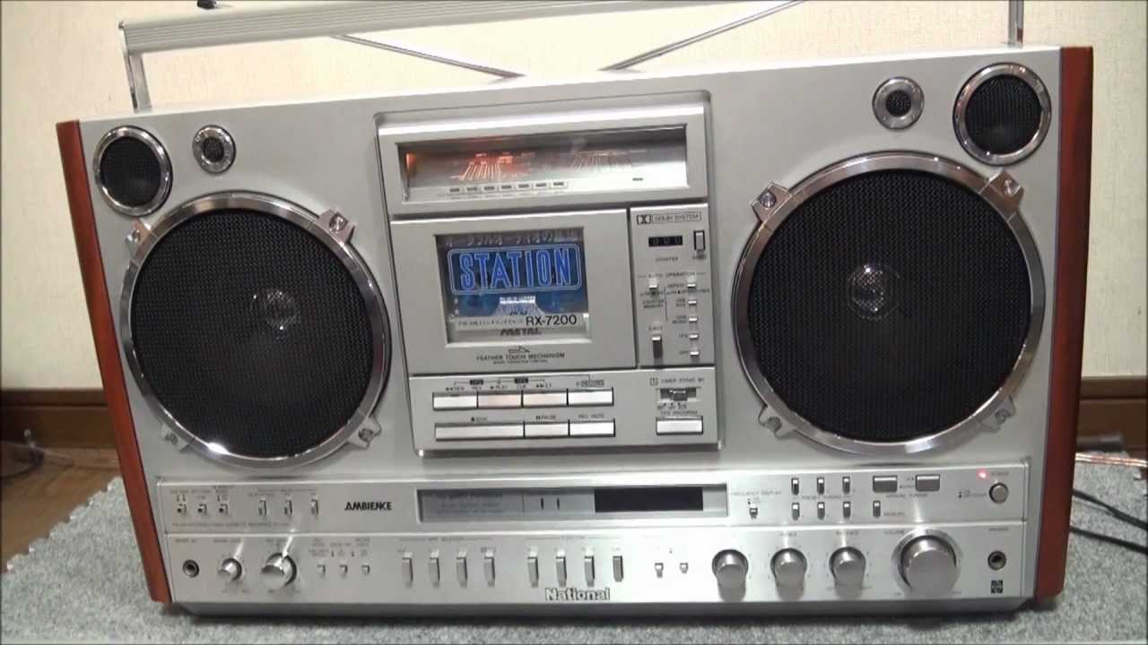National RS-457 FM⁄AM ステレオカセットレコーダー ラジカセ