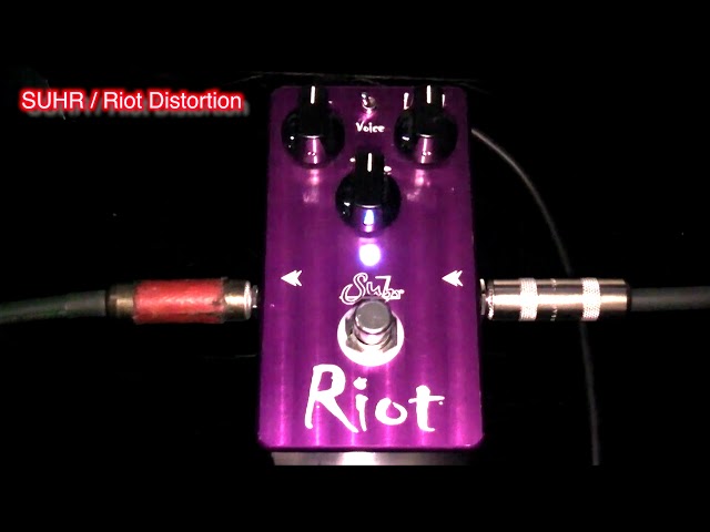 SUHR ( サー ) / Riot ディストーション レヴュー - YouTube