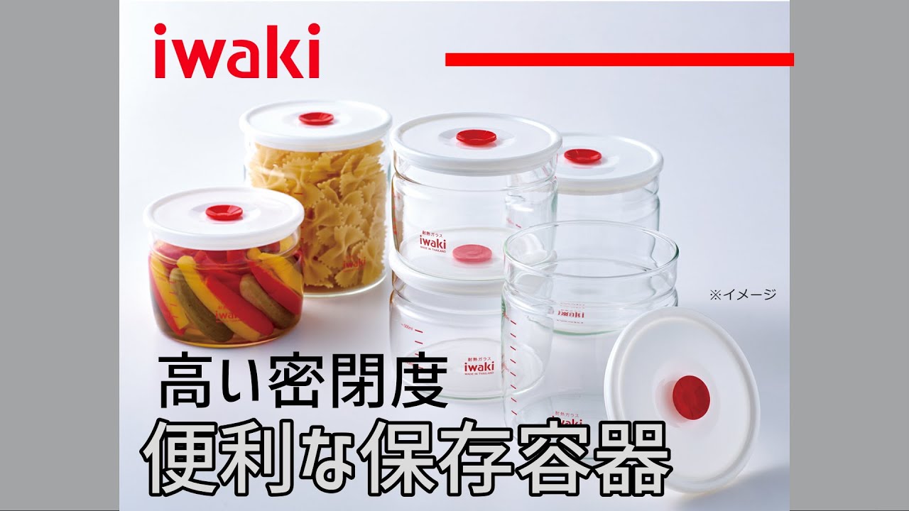 イワキ ワンタッチで簡単！ 気軽に使える密閉パック ＜2サイズ6点