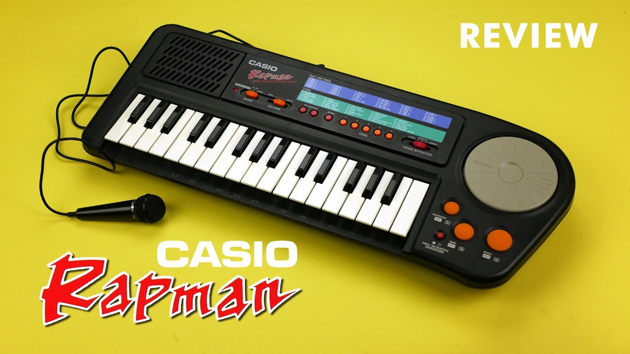 Casio Rapman - The World's First Rap Keyboard - YouTube