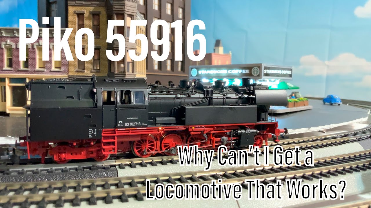 More Model Misery: Piko 55916, East German Class 83.10 Steam