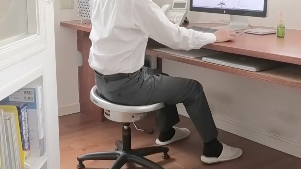 座る時間を有効活用！座って揺れるだけ！骨盤を動かしインナーマッスル