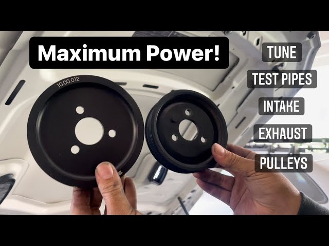 Adding More Horsepower E92 M3 Underdrive Pulley Kit Install and