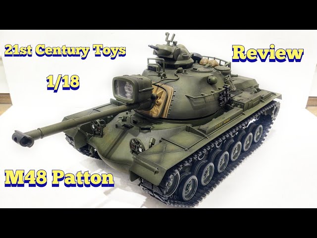 1:18 Scale M48A3 Patton Tank Review (21st Century Toys) - YouTube