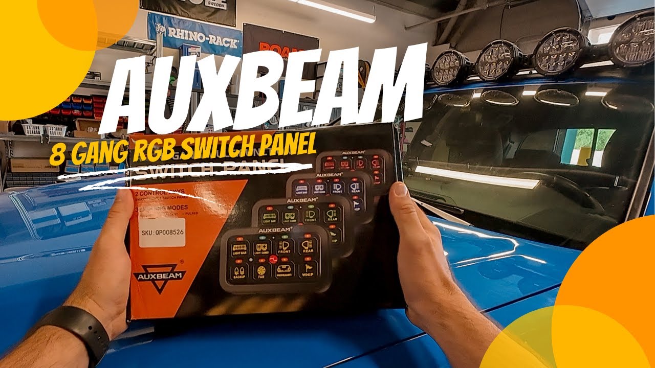 Auxbeam AR-800 RGB Switch Panel installation - Featuring