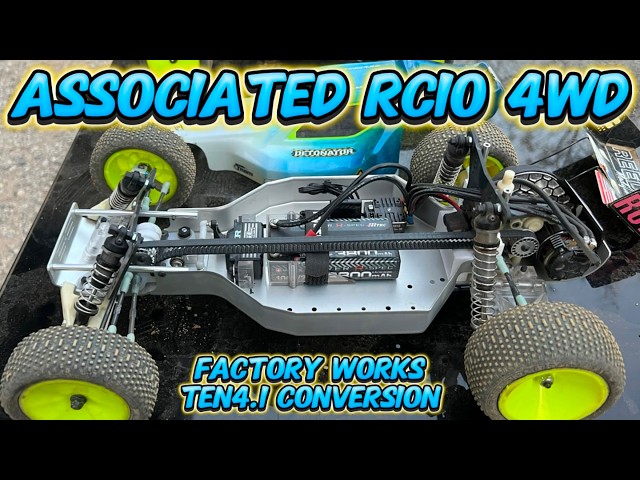Associated RC10 4WD Factory Works TEN4.1 Conversion KIT - YouTube
