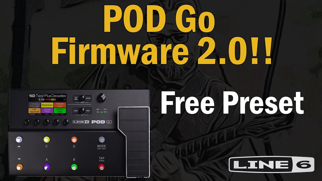 LINE6 POD GO（最新アップデート、DYNAX IRインストール） LINE6 POD