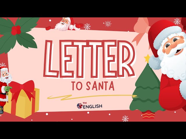 ✉️Letter To Santa 🎅 ESL Listening , Reading, and Writing
