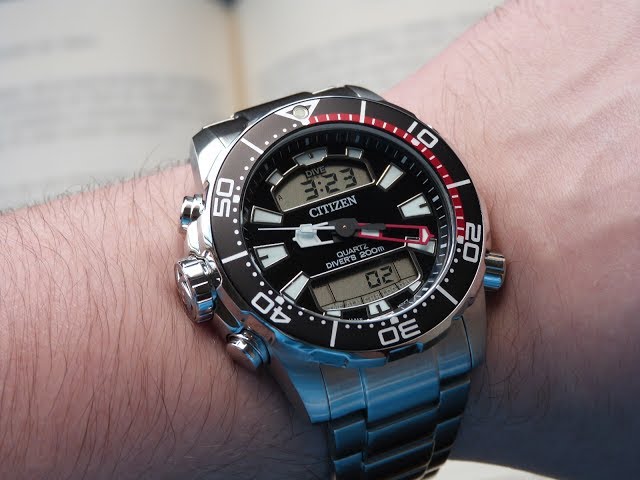 Relógio Citizen Aqualand ProMaster JP1090-86E TZ10164T Anadigi