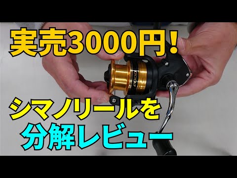 Shimano FX (reel) teardown review - only 3,000 yen! - YouTube