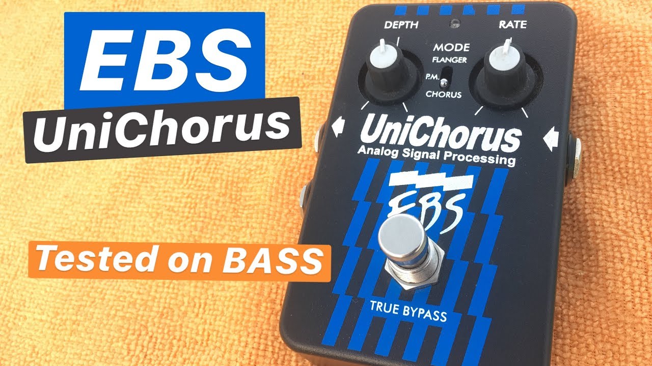 EBS Unichorus (Tested on BASS) MONO and STEREO - YouTube