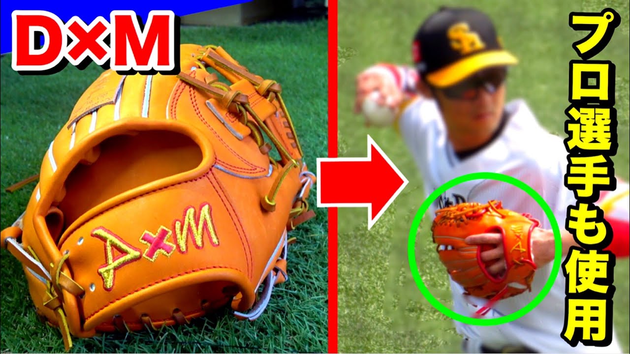 プロ選手も使うグラブ『D×M』の最新モデル4種類の型の特徴を分析