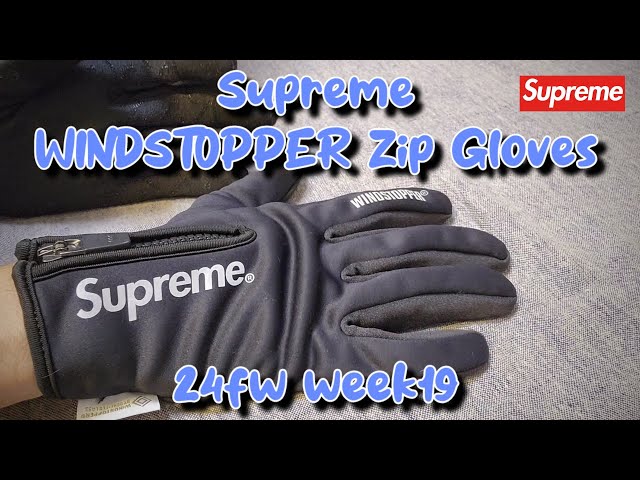 supreme WINDSTOPPER Zip Gloves 24fw week19 シュプリーム ウインド