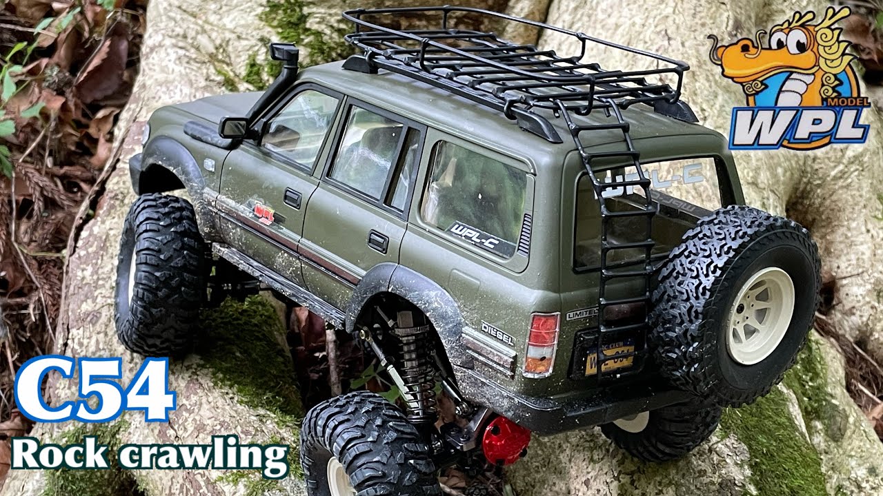 WPL C54 LC80 original custom wheel/roof lack UPGRADE - YouTube