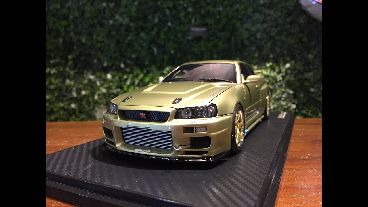 1/18 Ignition Model Top Secret GT-R (R34) IG1475 - YouTube