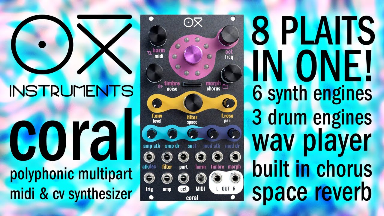 CORAL ポリフォニックシンセサイザー OXI OXI Coral Polyphonic Multi
