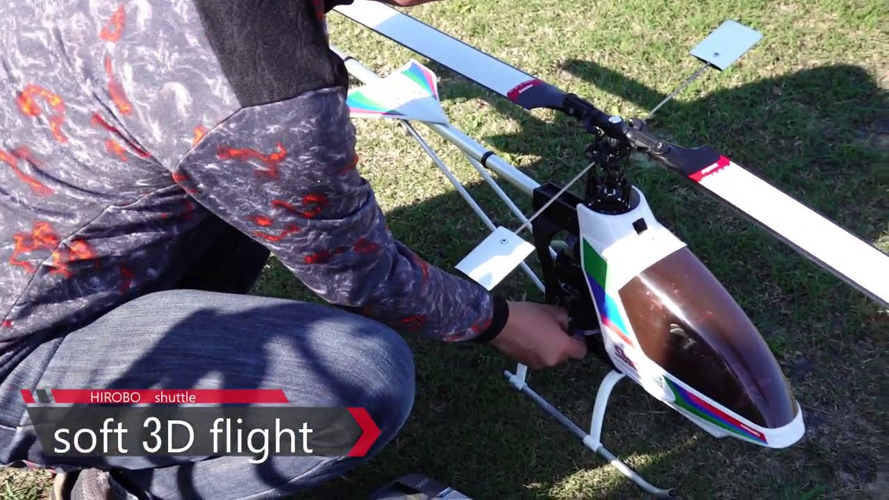 ラジコンヘリコプター HIROBO shuttleを寝ぼけながら飛ばしてみた