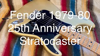 Fender 1979-80 Anniversary Stratocaster - YouTube