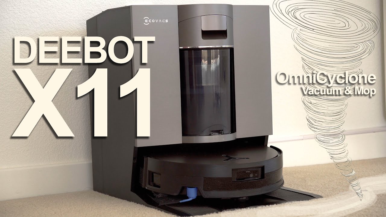 The ECOVACS DEEBOT X11 OmniCyclone is the New #1 Vacuum & Mop
