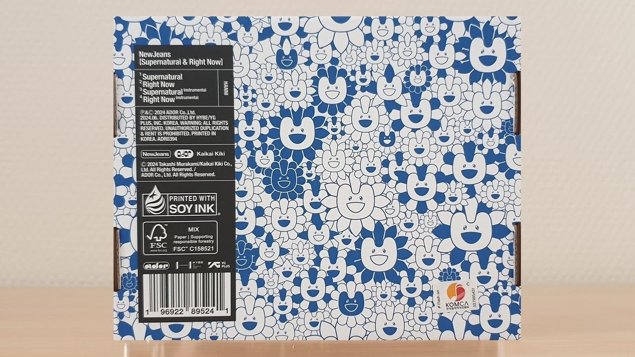 NewJeans - Supernatural NJ X MURAKAMI (Cross Bag Ver.) CD UNBOXING