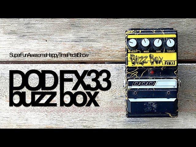 DOD Buzz Box FX33 - YouTube