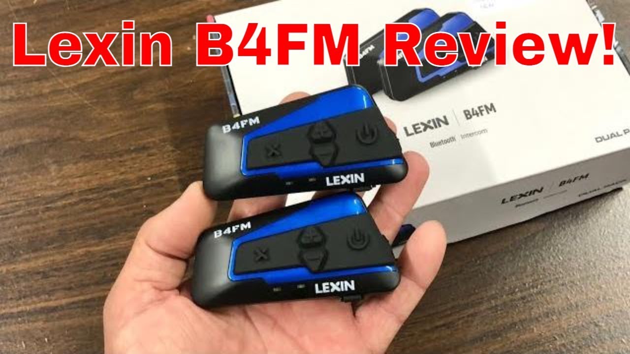 LEXIN B4FM Unboxing Bluetooth headset Helmet installation Review