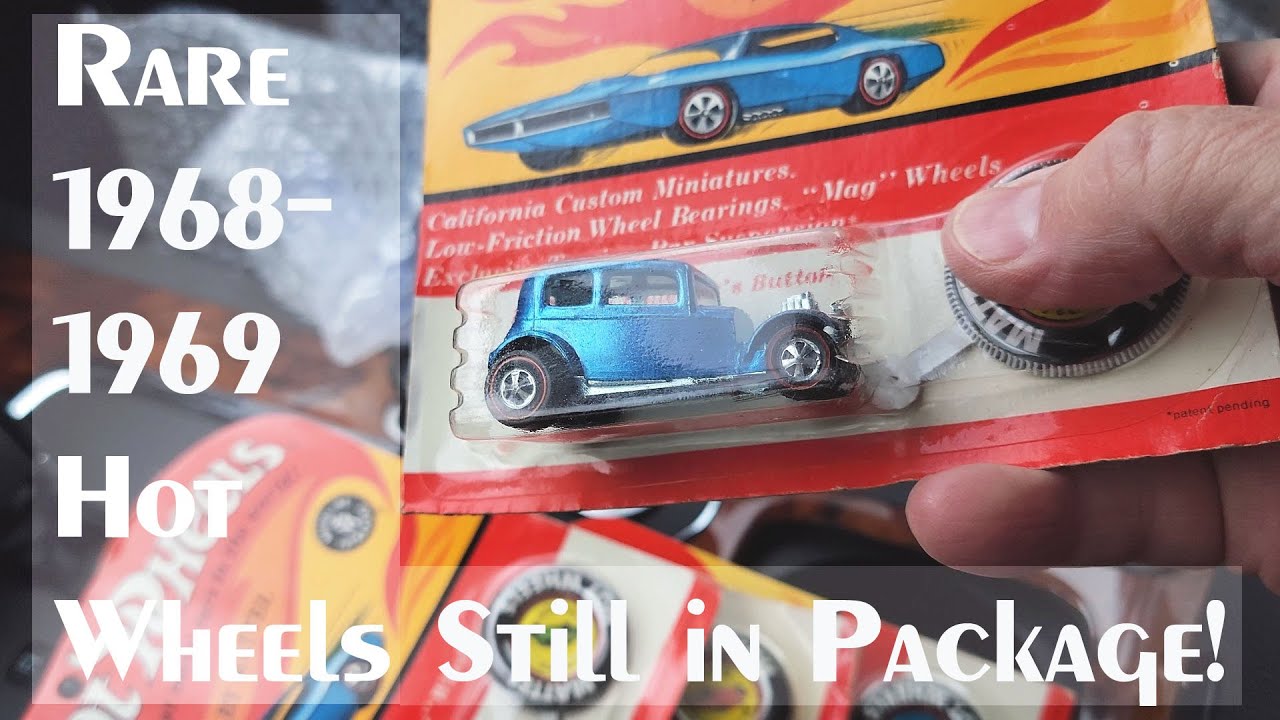 RARE 1968-1969 Hot Wheels in Original Blister Packages Found! So