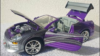 2003 Mitsubishi Eclipse Spyder GTS ERTL 2 Fast 2 Furious 1/18