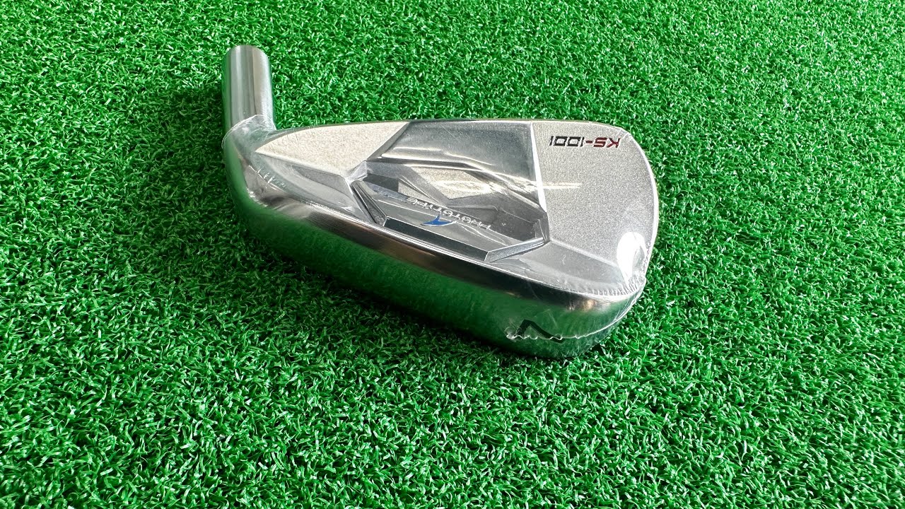 アキラプロダクツのKS1001アイアン！試打クラブ準備中！ - YouTube