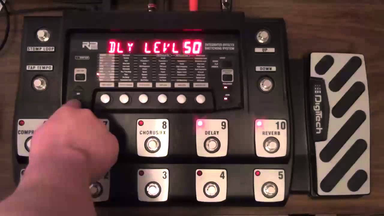 DigiTech RP1000 Integrated Effects Switching System - YouTube