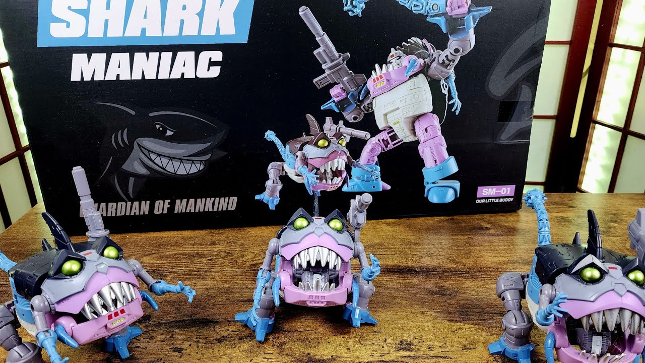 Shark Maniac SM-01 Oversized Studio Series 86 Gnaw KO Sharkticons