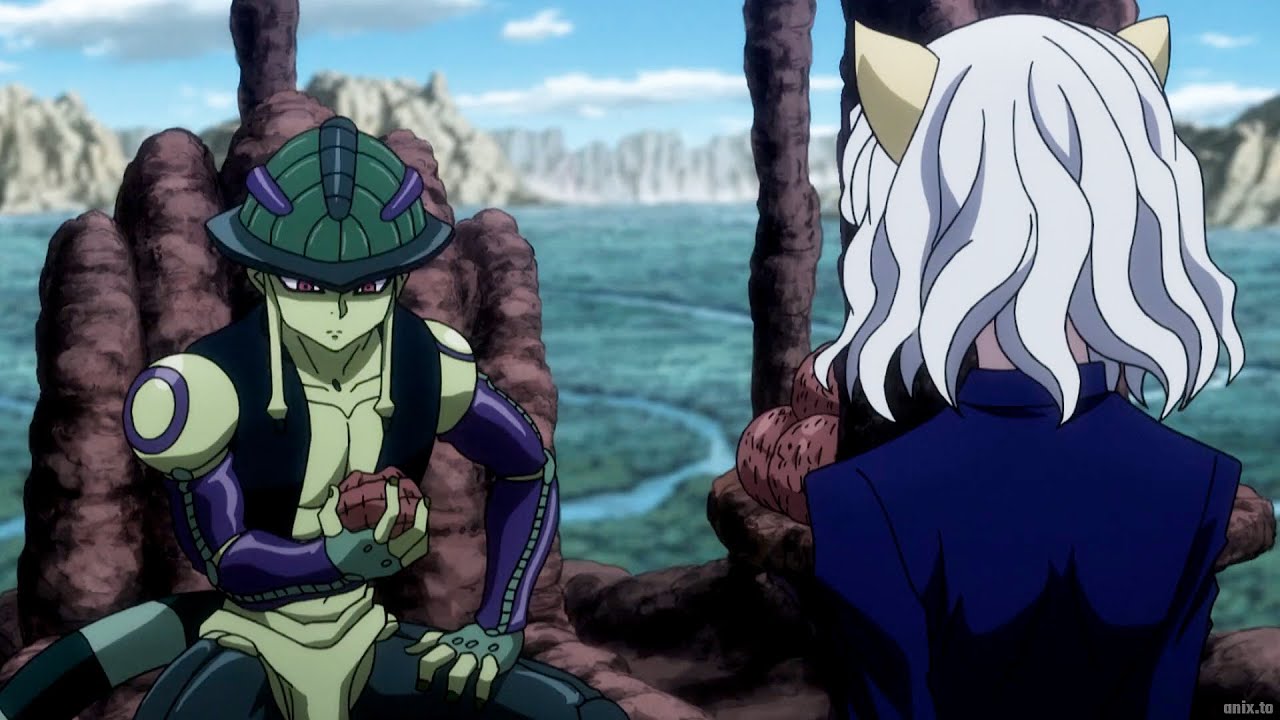 メルエムは母親を殺し、キメラアントの王として王位を独占する