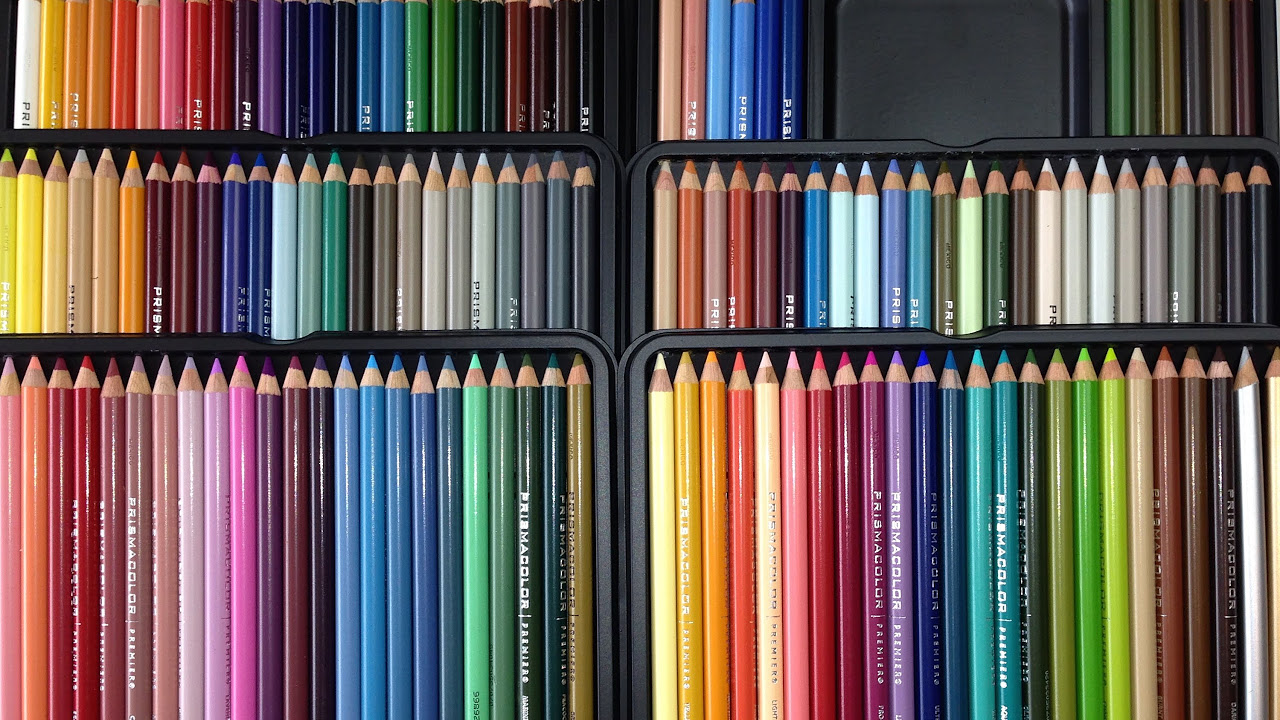 Prismacolor Pencils 132 Tin Review Unboxing - YouTube