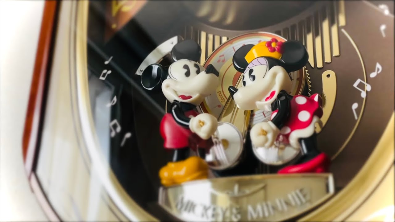 SEIKO Disney Time ディズニータイム FW554B からくり時計 - YouTube