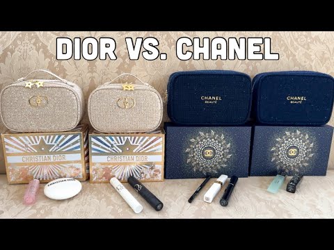 Dior Holiday Pouch Gift Set vs. Chanel Holiday Gift Set✨💙 Which