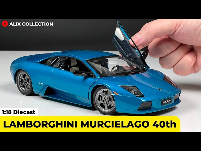 Unboxing of Lamborghini Murcielago 40th Anniversary 1:18 Diecast