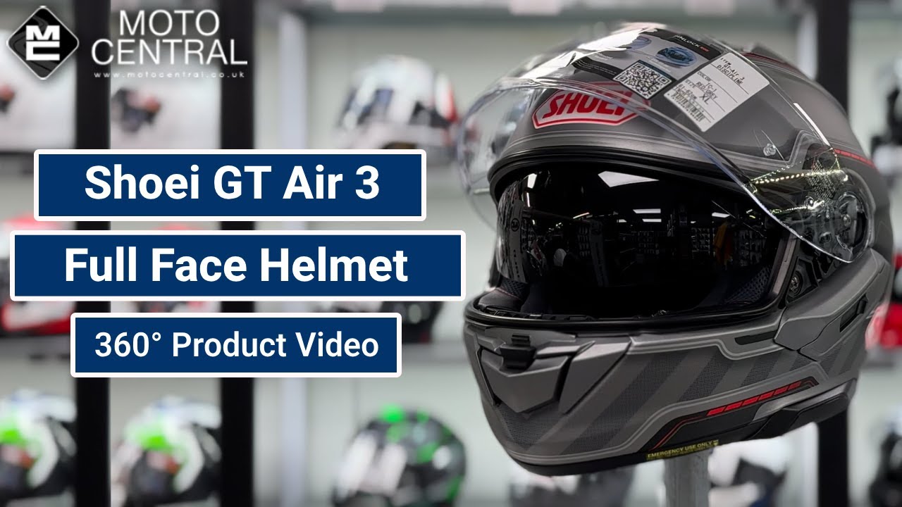 Shoei GT Air 3 Discipline TC1 Grey Full Face Helmet | 360 Helmet