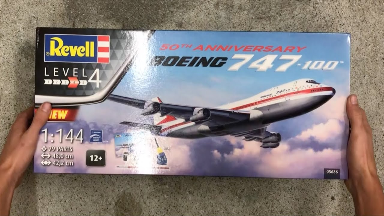 レベル 1/144 ボーイング 747-100 50th アニバーサリー｜Revell