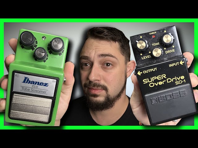 Boss SD1 Versus The Ibanez TS9 - YouTube