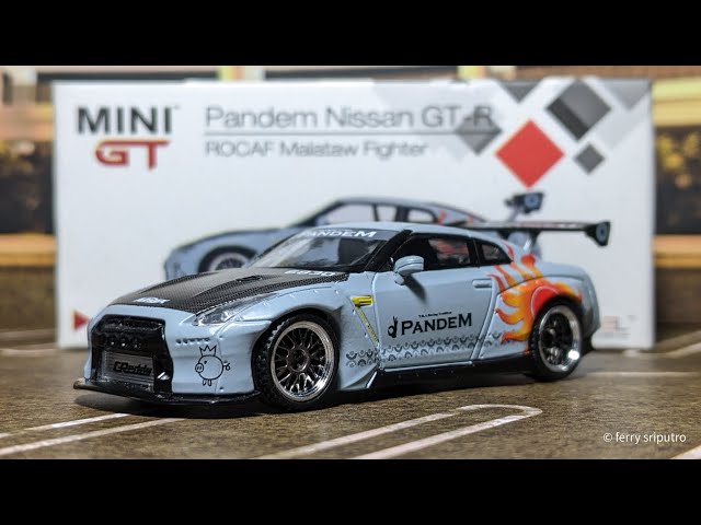 MINI GT No. 98 Pandem Nissan GT-R ROCAF Malataw Fighter - YouTube