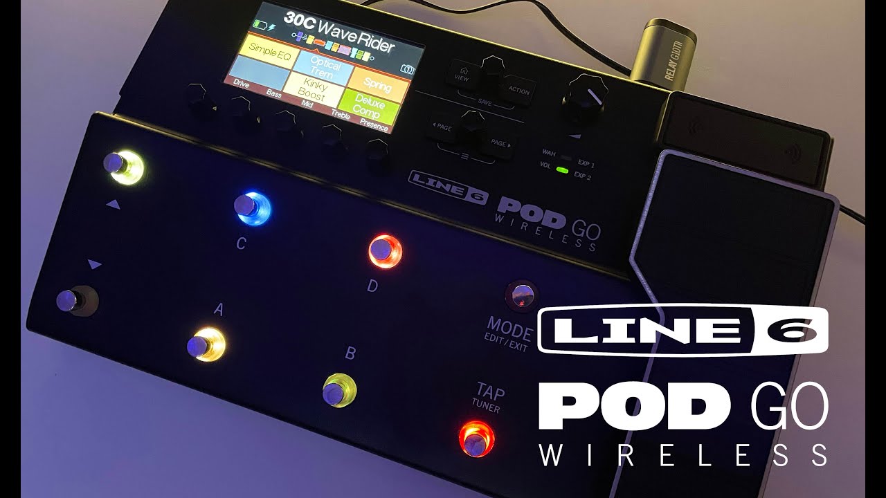 ワイヤレスの解放感を、最高レベルのサウンドで》Line 6 「POD Go